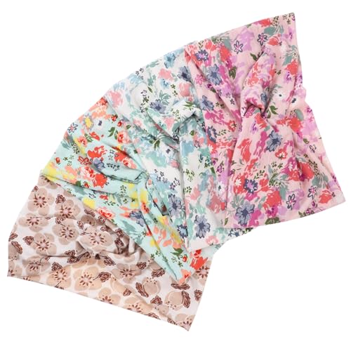 NIYANGLE 4stücke Elastische Sport-stirnbänder Für Rutschfeste Yoga-haarbänder Dehnbar Und Für Fitness Und Freizeitaktivitäten von NIYANGLE