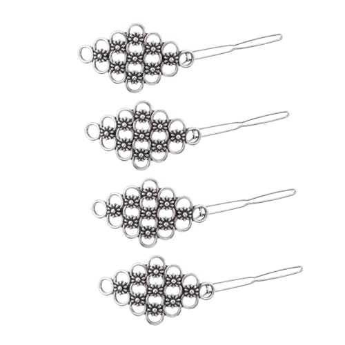 NIYANGLE 4 Stück Teiliges Damen Haarclips mit Floralen Designs Haaraccessoires für Haar Rutschfeste Haarklammern für Dickes und Dünnes Haar für von NIYANGLE