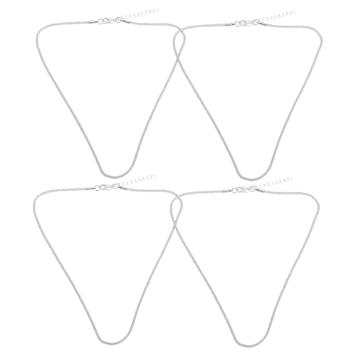 NIYANGLE 4stücke Schlankes Gliederketten- Aus Metall Für Schimmerndes Schlüsselbein-ketten- Für Alltags Und Party-outfits von NIYANGLE