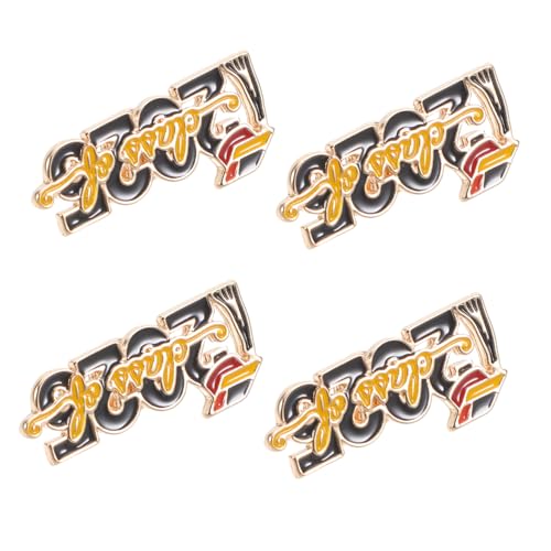 NIYANGLE 4 Teilige Broschen Zum Schulabschluss – Broschen Der Klasse 2025 – Anstecknadel Mit Abschlusskappe – Akademischer Schmuck Für Die Abschlussfeier Der High School Und Des Colleges von NIYANGLE