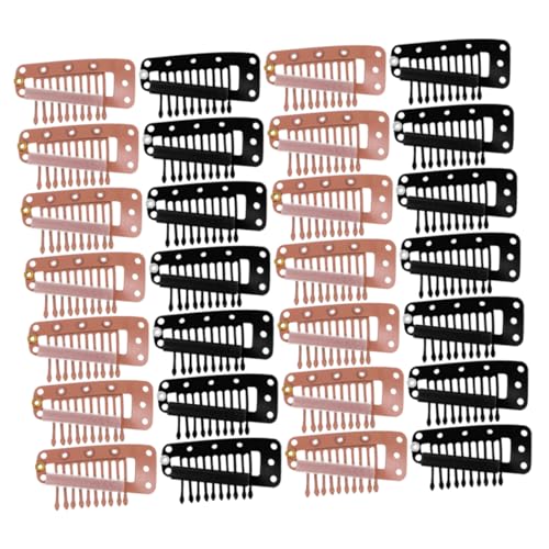 NIYANGLE 40stücke Teiliges Haarverlängerung Clips Für Frauen Windfeste Clips Für Perücken Und Haarteile Metallhaarnadeln Für Haarschmuck Und Bastelprojekte von NIYANGLE
