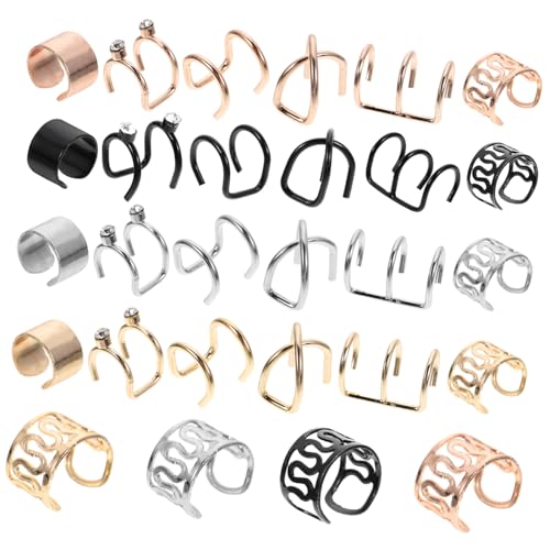 NIYANGLE 48stücke Haarschmuck Für Zöpfe Ohrklemmen Piercing -accessoires Dreadlock-flecht-accessoires Haar-flechtschmuck Zopfschmuck Haaranhänger Dread-perlen Flechtschmuck von NIYANGLE