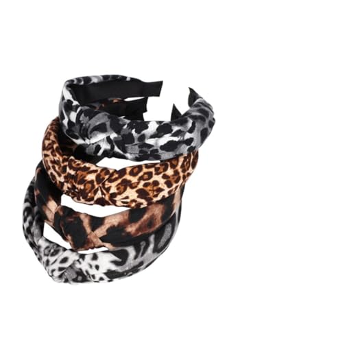 NIYANGLE 4stücke Leoparden Haarband Mode Stirnband Headwrap Haarschmuck Für Damen Mädchen von NIYANGLE
