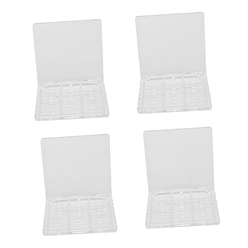 NIYANGLE 4stücke Lidschattenbox Organizer Kosmetikbox Lidschatten-unterbehälter Aufbewahrungsbox Für Lidschatten Und Foundation Tragbar von NIYANGLE