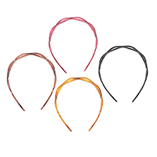 NIYANGLE 4stücke Hohles Haarband Für Mädchen Kopfdekor Haaraccessoire Stirnbänder Für Tägliche Haarbefestigung Pc-material Langlebig von NIYANGLE