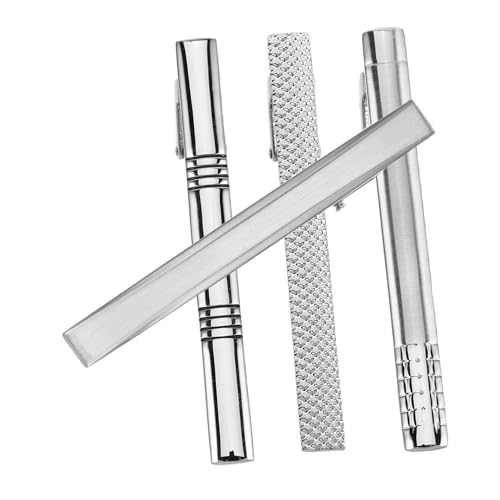 NIYANGLE 4stücke Teiliges Set Aus Metall Für Krawattenhalter Krawattenklammern Für Herren Passend Für Geschäftliche Und Formelle Anlässe Sicherer Sitz Und Langlebige Qualität von NIYANGLE