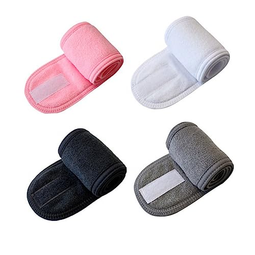 NIYANGLE 4stücke Teiliges Elastische Haarbänder Für Damen Yoga-stirnbänder Für Sport Makeup Und Partys Leicht Anpassbar Und von NIYANGLE