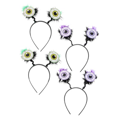 NIYANGLE 4stücke Augapfel-stirnband Mit Gruseligem Design Für Halloween Karneval Und Cosplay-events Flexibel Und Leicht Für Erwachsene Und Junge Mädchen NIYANGLE 4stücke Augapfel-stirnband Mit Gruseligem Design Für Halloween Karneval Und Cosplay-events Flexibel Und Leicht Für Erwachsene Und Junge Mädchen von NIYANGLE
