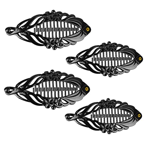 NIYANGLE 4stücke Blumen Design Haarspange Für Frauen Mädchen Bang Clips Einfache Haarklammern Rutschfeste Haarclips Zum Fixieren Kompaktes Zubehör Für Dickes Und Dünnes Haar von NIYANGLE