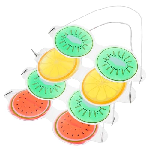 NIYANGLE 4stücke Kühlende Augenmaske Wiederverwendbare Fruchtförmige Augenmaske Für Junge Mädchen Erholsame Schlafmaske Mit Elastischem Band Für Kopfgrößen Für Kalte Therapie Und NIYANGLE 4stücke Kühlende Augenmaske Wiederverwendbare Fruchtförmige Augenmaske Für Junge Mädchen Erholsame Schlafmaske Mit Elastischem Band Für Kopfgrößen Für Kalte Therapie Und von NIYANGLE