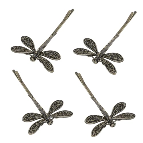 NIYANGLE 4stücke Libellen-haarspange Aus Metall Vintage-haarspange Für Frauen Dekorative Mit Libellen-design Zinklegierung- Für Partys Und Alltag von NIYANGLE