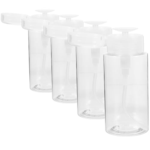NIYANGLE 4stücke Nachfüllbare Pumpflaschen Für Flüssigkeiten Praktische Druckspender Für Nagellackentferner Make-up-entferner Und Toilettenartikel Auslaufsicher Und Tragbar NIYANGLE 4stücke Nachfüllbare Pumpflaschen Für Flüssigkeiten Praktische Druckspender Für Nagellackentferner Make-up-entferner Und Toilettenartikel Auslaufsicher Und Tragbar von NIYANGLE