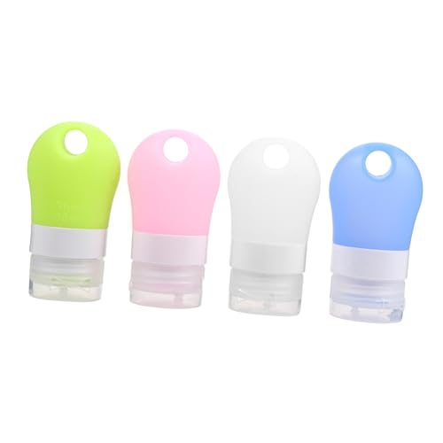 NIYANGLE 4stücke Silikon-cremebehälter Handflasche Mehrwegflasche Reiseflasche Cremeflasche Tragbare Flasche Für Shampoo Duschgel Körperlotion Gesichtsreiniger Handcreme NIYANGLE 4stücke Silikon-cremebehälter Handflasche Mehrwegflasche Reiseflasche Cremeflasche Tragbare Flasche Für Shampoo Duschgel Körperlotion Gesichtsreiniger Handcreme von NIYANGLE