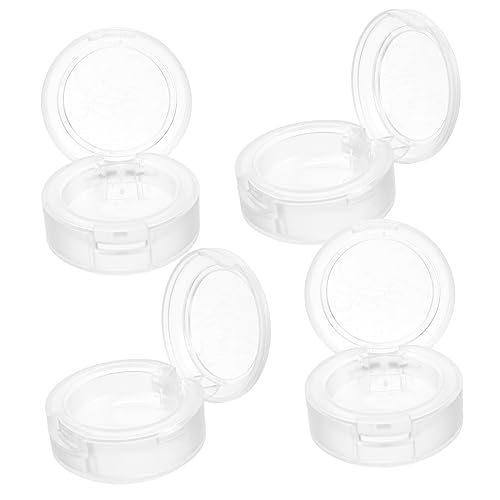 NIYANGLE 4stücke Teiliges Leere Lidschatten-pfannen Kompakte Kosmetikbehälter Aus Robustem Kunststoff Für -make-up Für Lippenbalsam Blush Und Mehr Für Unterwegs von NIYANGLE