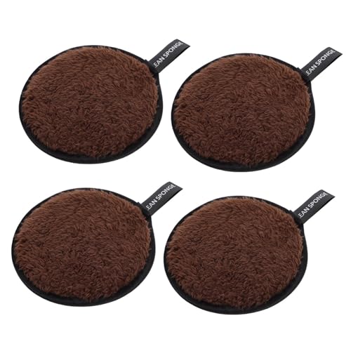 NIYANGLE 4stücke Puderquaste Make-up Entferner Gesichtsreinigungspad Waschbar Puderschwamm Flauschiges Material Für Porenreinigung Puder Schwamm NIYANGLE 4stücke Puderquaste Make-up Entferner Gesichtsreinigungspad Waschbar Puderschwamm Flauschiges Material Für Porenreinigung Puder Schwamm von NIYANGLE