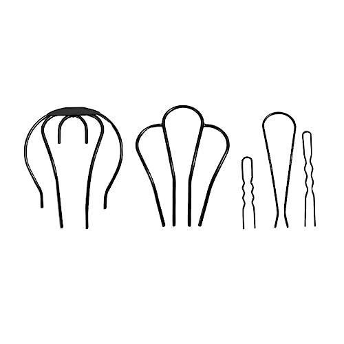 NIYANGLE 5 Stück Haarnadeln Dekorative Haarnadeln Styling Dekoration Accessoire In Form Von Brautschmuck Für Frauen Dekorative Kämme Für Haarstab Damen Accessoires Dutt Bobby von NIYANGLE