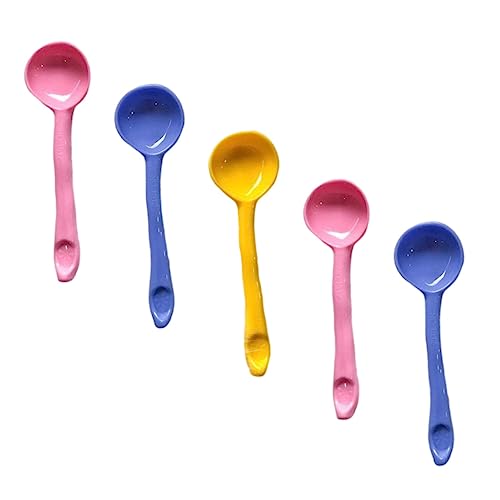 NIYANGLE 5 Stück Teiliges Multifunktionale Gesichtsmaske Löffel Präzise Messwerkzeuge für Schönheitsbehandlungen für Diy Anwendungen Verwendung mit Maskenpulver von NIYANGLE