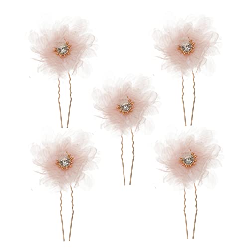 NIYANGLE 5 Stück Teiliges U Förmiger Braut Haarschmuck mit Haarnadeln für Damen Eleganter Haaraccessoire für Brautfrisuren von NIYANGLE