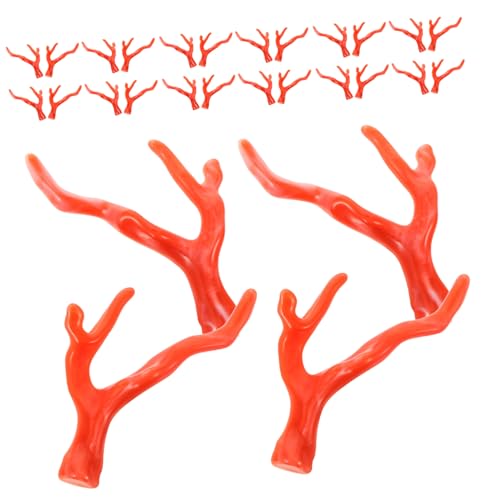 NIYANGLE 50 Stück Künstliche Rentiergeweihe Diy Haar Accessoires Robuste Weihnachtskopfschmuck Bastelmaterialien Vielseitig für Partydekoration und Kreative Haarschmuckgestaltung von NIYANGLE