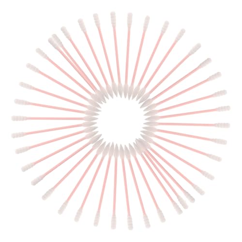 NIYANGLE 500 Stück Makeup Cotton Buds mit Spitzem Spiralkopf Saugfähige Einweg-wattepads für Präzise Make-up-entfernung Nagelpflege und Schmuckreinigung Sanft für Empfindliche Haut Kompakt von NIYANGLE