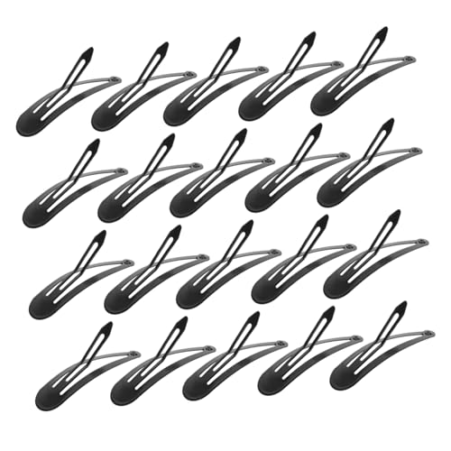 NIYANGLE 50packung Snap-haarclips Schwarz Haarschmuck Für Mädchen Und Für Kreative -projekte Und Tägliche Frisuren von NIYANGLE