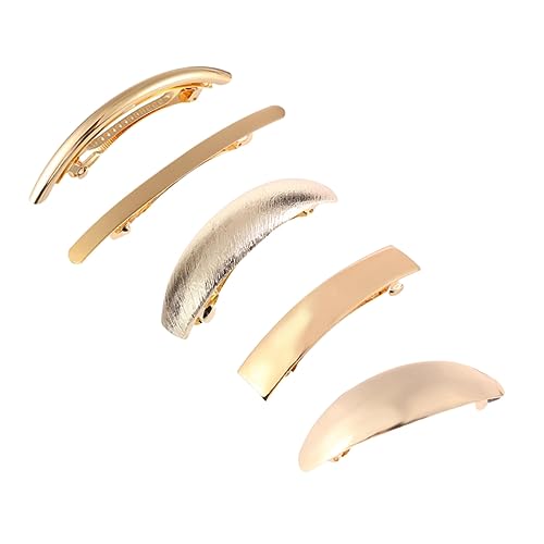 NIYANGLE 5stücke Klammern Für Haare Haarklemmen Federspange Haarnadel Für Frauen Clipschmuck Für Frauen Haarschmuck Stirnband Gold von NIYANGLE