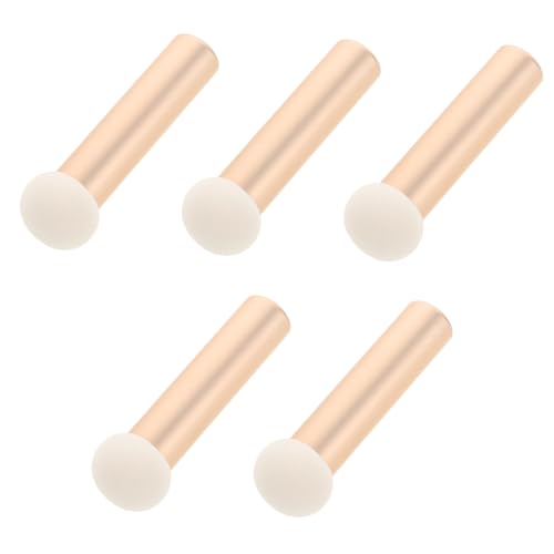 NIYANGLE 5stücke Schwamm-concealer-pinsel Und Make-up-pinsel Mit Griff Für Damen Concealer-pinsel Für Make-up-tools Tragbarer Pinsel Für Concealer Und Puder von NIYANGLE