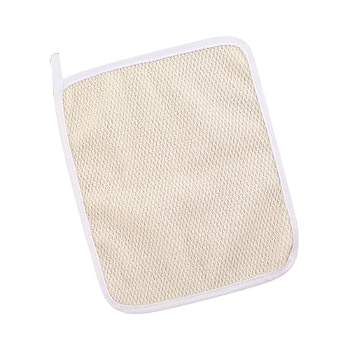 NIYANGLE 5stücke Peeling-badetuch Aus Nylon Quadratisch Mit Kurzer Schleife Für Schnelles Trocknen Abgestorbene Hautzellen Entfernen von NIYANGLE