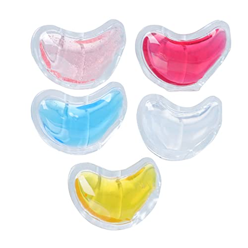 NIYANGLE 5stücke Kühl Oder Heiz-augenpflege-patch in U-form Wiederverwendbares Augen-gel-eisbeutel Zur Linderung Von Augenermüdung Und Augenringen von NIYANGLE