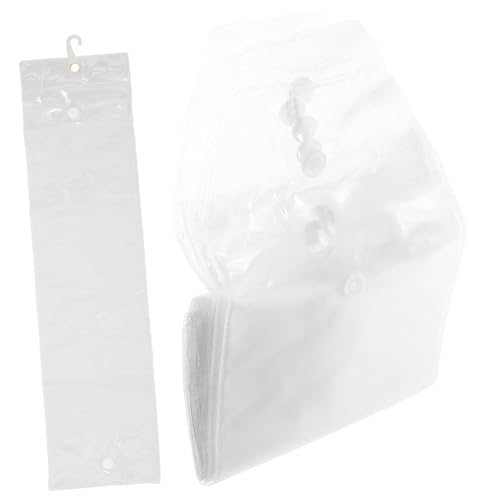 NIYANGLE 5stücke Transparente Aufbewahrungstaschen Für Haarverlängerungen Wasserdichte Pvc-haarteil-organizer Für Reisen Und Sichere Lagerung Von Perücken Und Extensions von NIYANGLE