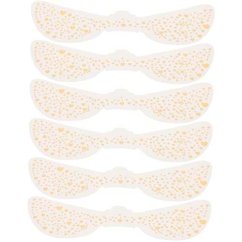 NIYANGLE 6blätter Glitzernde Freckles Patches Für Gesicht Wasserdichte Temporäre Aufkleber Für Stilvolles Festival-make-up Mit Funkelnden Designs Hautfreundlich Und Einfach Anzuwenden von NIYANGLE
