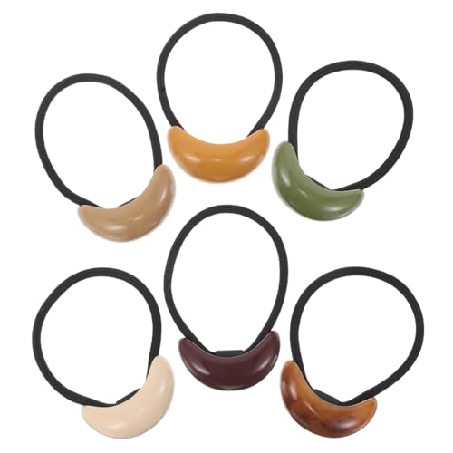 NIYANGLE 6stücke Teiliges Aus Elastischen Haarbändern Geometrische Nicht Schädigende Haargummis Für Frauen Und Mädchen Modische Haaraccessoires Für Jeden Anlass Langlebig Und von NIYANGLE