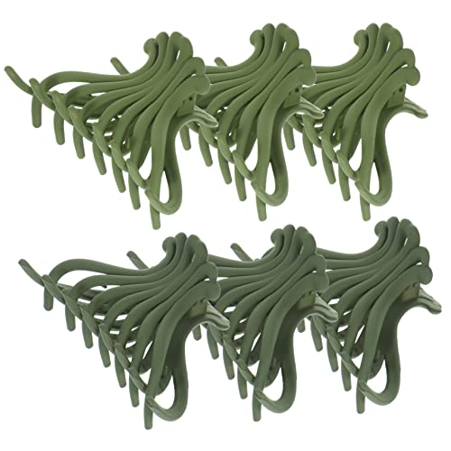 NIYANGLE 6stücke Haarklammern Für Damen Große Rutschfeste Haarclips Für Dünnes Und Dickes Haar Für Alltag Sport Und Besondere Anlässe Matte Oberfläche von NIYANGLE