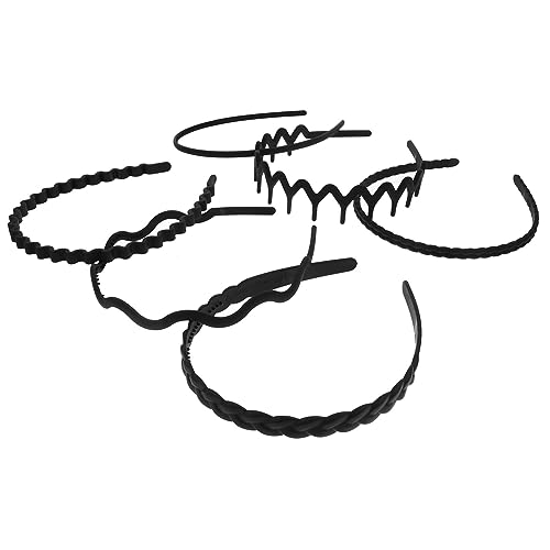 NIYANGLE 6stücke Haarband Damen Stirnbänder Für Gesichtswäsche Und Make up Verstellbar Elastisch Für Kurzes Und Langes Haar Haarschmuck Für Frauen Geeignet Für Yoga Laufen Baden von NIYANGLE