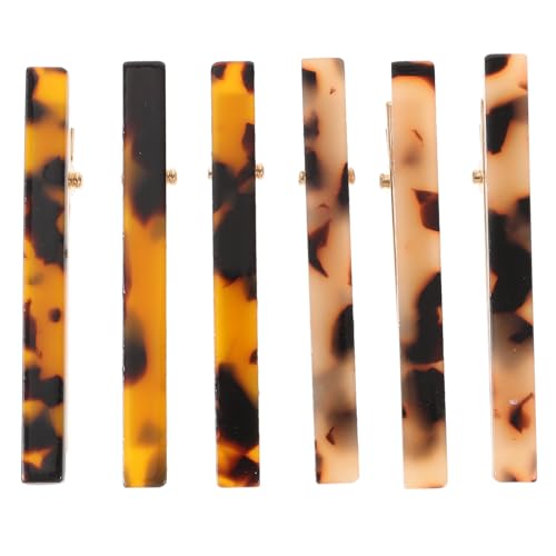 NIYANGLE 6 Stück Haarklammern für Damen Rutschfeste Hair Clips mit Einzigartigem Design zum Stylen für Verschiedene Frisuren von NIYANGLE