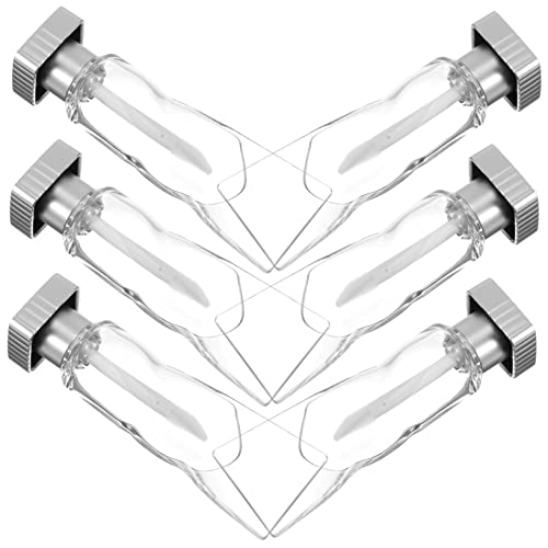 NIYANGLE 6stücke Nachfüllbare Lippenbalsam-röhrchen Kunststoff Transparente Leere -behälter Für Damen Kosmetik Für Lippenpflege Und Make-up von NIYANGLE