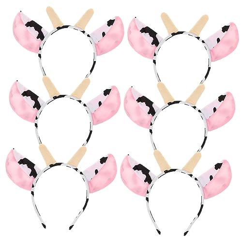 NIYANGLE 6stücke Tier Stirnbänder Cartoon Haarreifen Party Haarschmuck Cosplay Kopfschmuck Junge Mädchen Haarschmuck Aus Plüsch Tuch Für Junge Mädchen von NIYANGLE