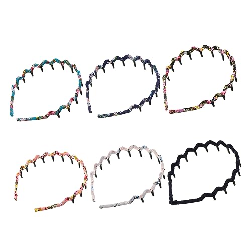 NIYANGLE 6 Stück Stirnband Spitze Stirnbänder Haargummis Für Frauen Farbe Kämme Zahn Wellig Trendy Haarband Zickzack Elastisch Haarbindungen Für Frauen Chiffon Und Kunststoff NIYANGLE 6 Stück Stirnband Spitze Stirnbänder Haargummis Für Frauen Farbe Kämme Zahn Wellig Trendy Haarband Zickzack Elastisch Haarbindungen Für Frauen Chiffon Und Kunststoff von NIYANGLE