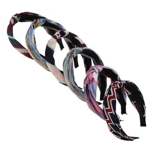 NIYANGLE 6 Stück Stirnband Süße Stirnbänder Mädchen Stirnband Stirnbänder Für Frauen Modische Damen Haarbänder Geknotete Mode Haarbänder Aus von NIYANGLE