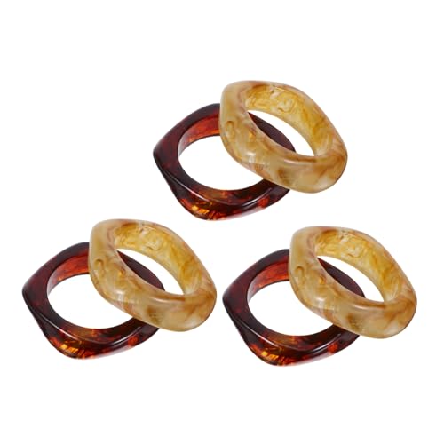 NIYANGLE 6stücke Teilige Armreifen Für Damen Klobige Manschettenarmbänder Unregelmäßige Geometrische Armbänder Damenarmbänder Schmuck Manschettenarmreifen von NIYANGLE