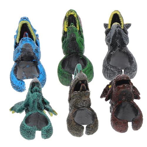 NIYANGLE 6 Stück Teiliges Dinosaurier ring Realistische Tier Vogelringe als Kindergeburtstag Mitgebsel Pinata Füller und Fördert Fantasievolles Rollenspiel und Eltern junge Mädchen bindung von NIYANGLE