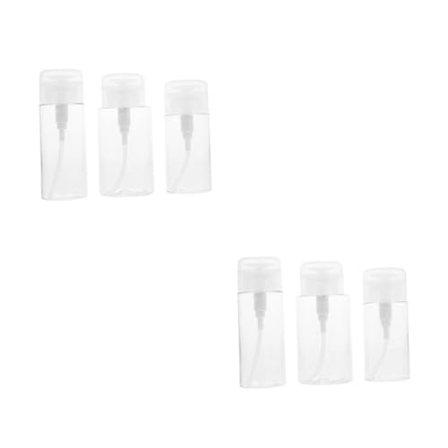 NIYANGLE 6 Stück Teiliges Pumpspender Kosmetikflaschen für Nagellackentferner und Make Up Entferner Auslaufsichere Wiederverwendbare Flüssigkeitsbehälter für Reisen und Hautpflege NIYANGLE 6 Stück Teiliges Pumpspender Kosmetikflaschen für Nagellackentferner und Make Up Entferner Auslaufsichere Wiederverwendbare Flüssigkeitsbehälter für Reisen und Hautpflege von NIYANGLE
