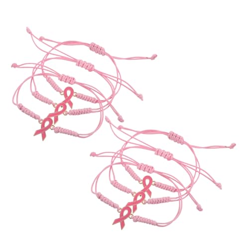 NIYANGLE 6stücke Verstellbarer Geflochtener Armbänder Für Damen Handgefertigte Kordelarmbänder Inspirierender Handgelenkschmuck Gesundheitserinnerungsarmbänder von NIYANGLE