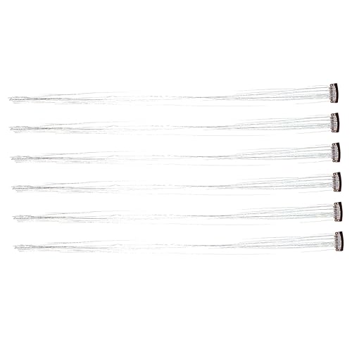 NIYANGLE 6 Teiliges Haar Glitzer Lametta Set Glitzer Haar Lametta Für Mini Farbige Extensions Damen Haar Lametta Clip Geburtstags Haar Topper Lametta Funkelnder Haarfaden NIYANGLE 6 Teiliges Haar Glitzer Lametta Set Glitzer Haar Lametta Für Mini Farbige Extensions Damen Haar Lametta Clip Geburtstags Haar Topper Lametta Funkelnder Haarfaden von NIYANGLE