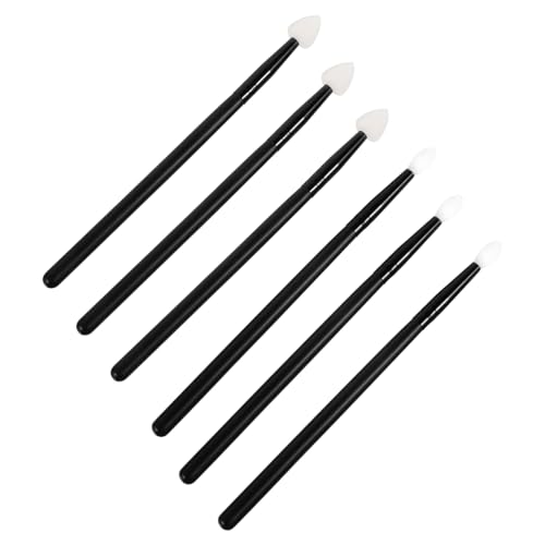 NIYANGLE 6stücke Teiliges Aus Silikon Augen Und Lippenpinseln Professionelle Make-up Werkzeuge Für Lidschatten Und Lippenstift Tragbar Für Reisen Zuhause Büro von NIYANGLE