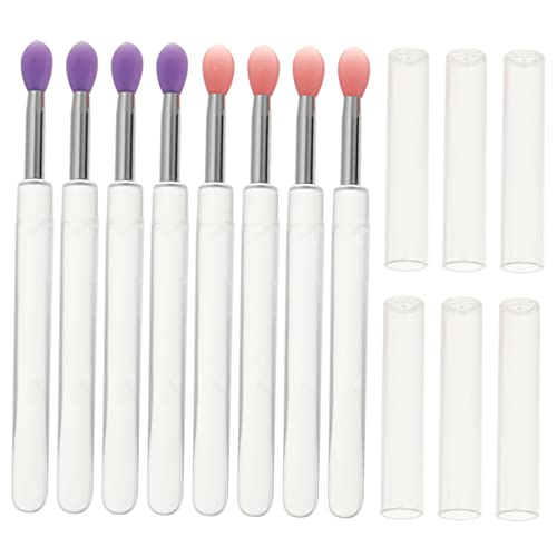 NIYANGLE 6stücke Lippenpinsel Mit Multifunktionale Applikatoren Für Lippenmasken Und Lidschatten Transparent Und Hautfreundlich Für Präzises Make-up von NIYANGLE