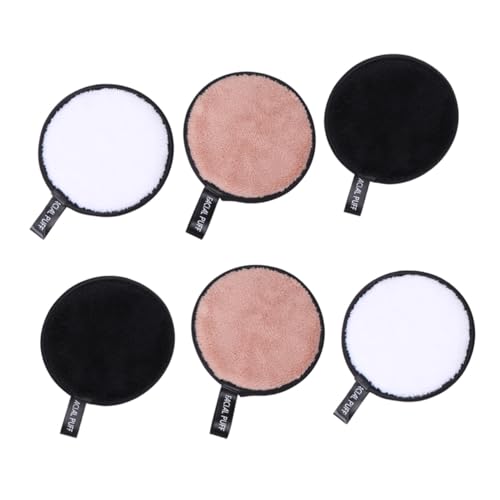 NIYANGLE 6stücke Waschbare Mikrofaser Abschminkpads Doppelseitige Make-up Entferner Für Sanfte Gesichtsreinigung Für Frauen Und Mädchen Gemischte Stile NIYANGLE 6stücke Waschbare Mikrofaser Abschminkpads Doppelseitige Make-up Entferner Für Sanfte Gesichtsreinigung Für Frauen Und Mädchen Gemischte Stile von NIYANGLE