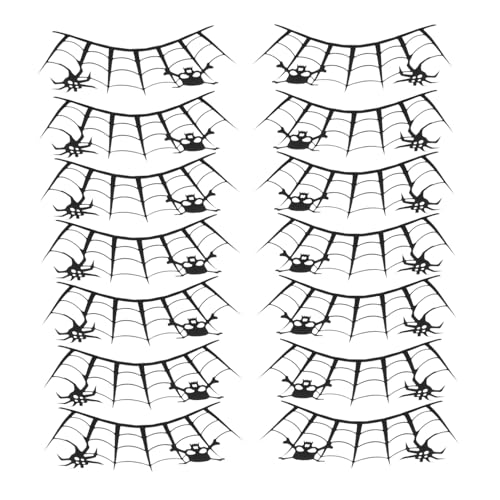 NIYANGLE 7 Paare Halloween Fake Lashes mit Kreativen Einzigartigen Cutout-designs Wiederverwendbare Praktische Schminkwimpern für Frauen für Festivals Partys und Karneval NIYANGLE 7 Paare Halloween Fake Lashes mit Kreativen Einzigartigen Cutout-designs Wiederverwendbare Praktische Schminkwimpern für Frauen für Festivals Partys und Karneval von NIYANGLE