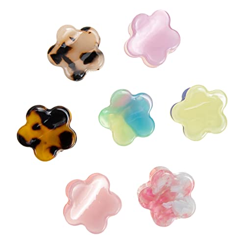 NIYANGLE 7 Stück Kleine Blumen Haarspangen Rutschfest Farbenfroh Strapazierfähig Für Mädchen Und Damen Haarschmuck Für Partys Und Alltag von NIYANGLE