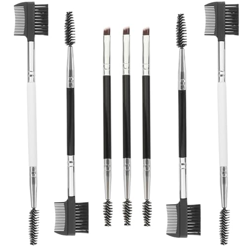 NIYANGLE 7stücke Teiliges Make-up Pinselset Mit Doppelenden Professionelle Kosmetikwerkzeuge Für Foundation Lidschatten Und Puder Für Zuhause Und Salons Für Anfänger Und Profis von NIYANGLE